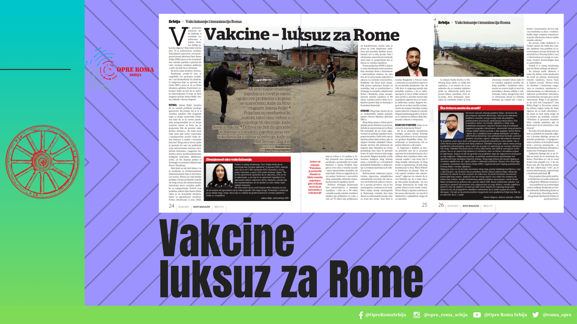 Vaccines luxury for Roma